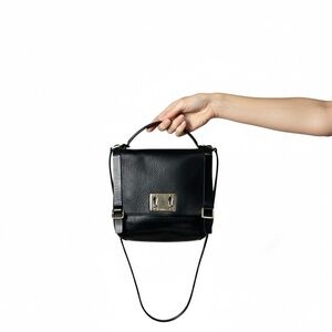 FURLA Genuine Leather Black Crossbody / Handbag